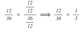 ejemplo de simplificacion de fraccionarios