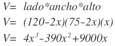 ejemplo de maximos y minimos calculo diferencial