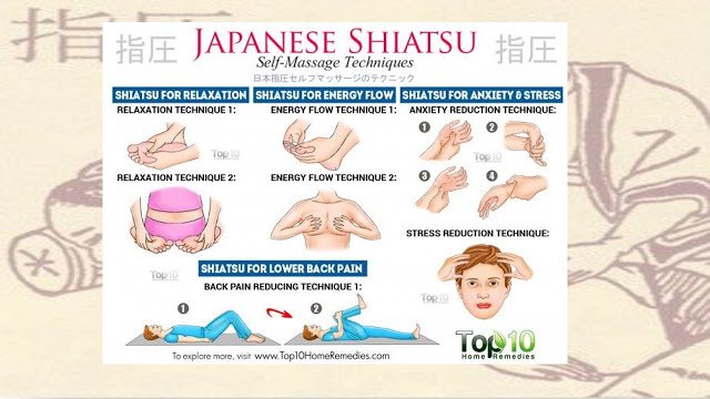 ventajas de los masajes Shiatsu de acupresión