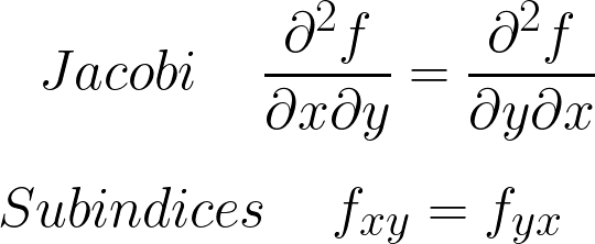 Teorema de Schwarz derivadas parciales