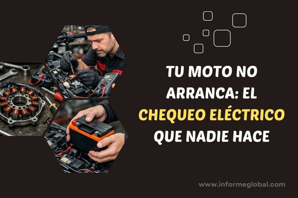 Factores eléctricos a revisar antes de renovar componentes vehículo de dos ruedas